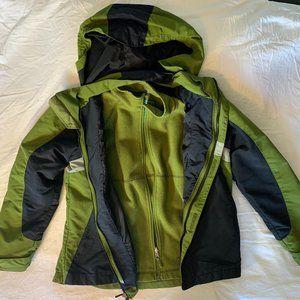 L.L. Bean Childrens Winter Coat | Shell and Liner | Sz LG (14-16)